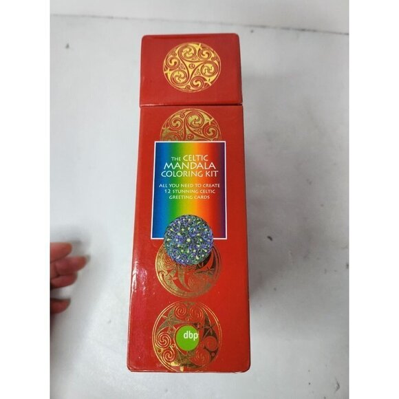 THE Celtic Mandala Coloring Kit Greeting Cards Meditation Ancient Wisdom Mantra - Picture 3 of 6